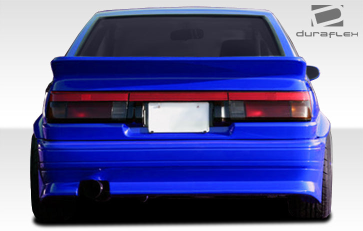 Extreme Dimensions Duraflex RF Design Rear Bumper Cover Compatible With 1984-1987 Toyota Corolla - 1 Piece - 107851
