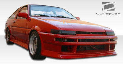 Extreme Dimensions Duraflex V-Speed Front Bumper Cover Compatible With 1984-1987 Toyota Corolla - 1 Piece - 100699