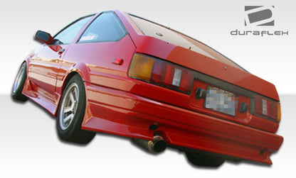 Extreme Dimensions Duraflex V-Speed Side Skirts Compatible With 1984-1987 Toyota Corolla - 2 Piece - 100700