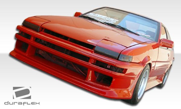 Extreme Dimensions Duraflex V-Speed Body Kit Compatible With 1984-1987 Toyota Corolla 2DR / HB - 4 Piece - 111053