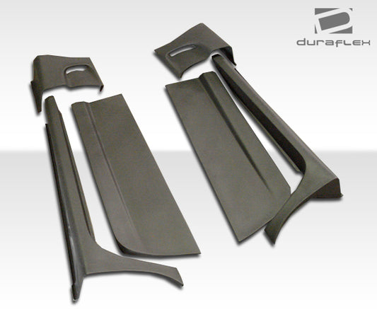 Extreme Dimensions Duraflex C5 Conversion Side Skirts Compatible With 1984-1996 Chevrolet Corvette - 6 Piece - 103442