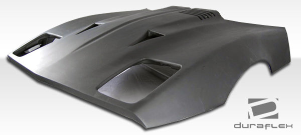 Extreme Dimensions Duraflex Twin Turbo Hood Compatible With 1985-1996 Chevrolet Corvette - 1 Piece - 103444