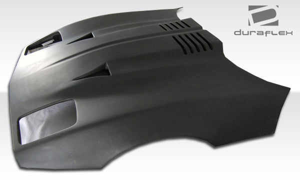 Extreme Dimensions Duraflex Twin Turbo Hood Compatible With 1985-1996 Chevrolet Corvette - 1 Piece - 103444