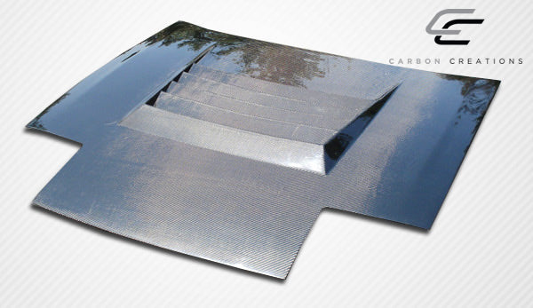 Carbon Creations D-1 Hood Compatible With 1986-1991 Mazda RX7 - 1 Piece - 104230
