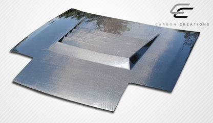 Carbon Creations D-1 Hood Compatible With 1986-1991 Mazda RX7 - 1 Piece - 104230