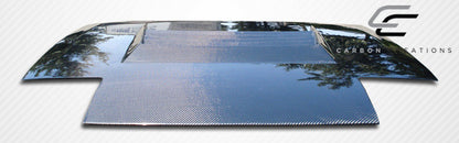 Carbon Creations D-1 Hood Compatible With 1986-1991 Mazda RX7 - 1 Piece - 104230