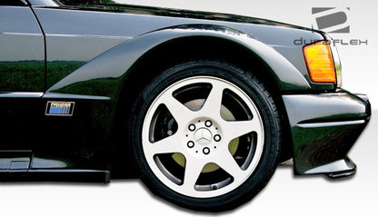 Extreme Dimensions Duraflex Evo 2 Wide Body Fender Flares Compatible With 1984-1993 Mercedes 190 - 6 Piece - 105372