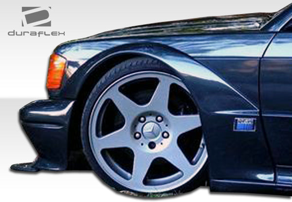 Extreme Dimensions Duraflex Evo 2 Wide Body Fender Flares Compatible With 1984-1993 Mercedes 190 - 6 Piece - 105372