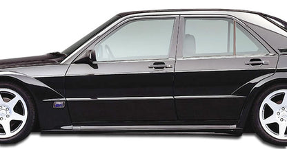 Extreme Dimensions Duraflex Evo 2 Wide Body Side Skirts Compatible With 1984-1993 Mercedes 190 - 2 Piece - 105370