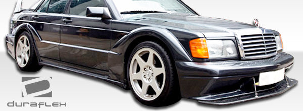 Extreme Dimensions Duraflex Evo 2 Wide Body Side Skirts Compatible With 1984-1993 Mercedes 190 - 2 Piece - 105370