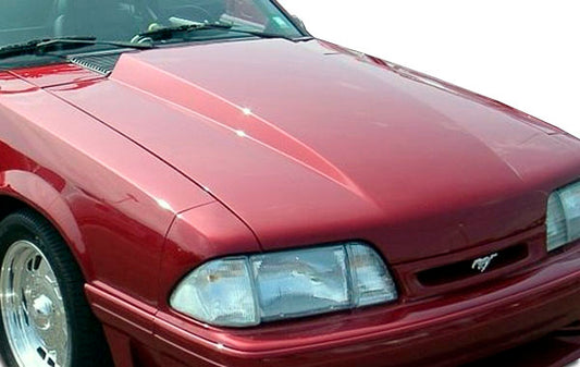 Extreme Dimensions Duraflex 2" Cowl Hood Compatible With 1987-1993 Ford Mustang - 1 Piece - 103014