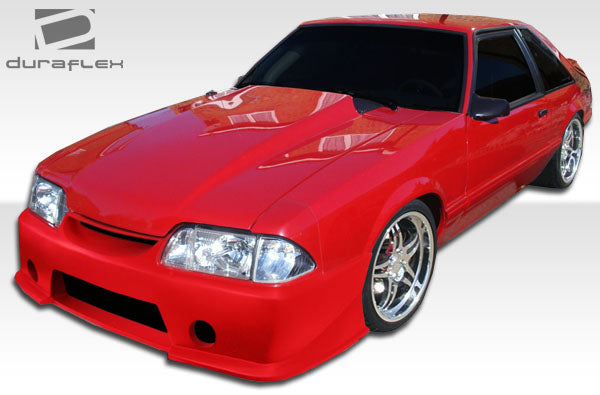Extreme Dimensions Duraflex GT500 Front Bumper Cover Compatible With 1987-1993 Ford Mustang - 1 Piece - 105001