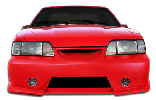 Extreme Dimensions Duraflex GT500 Front Bumper Cover Compatible With 1987-1993 Ford Mustang - 1 Piece - 105001