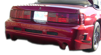 Extreme Dimensions Duraflex GTX Rear Bumper Cover Compatible With 1979-1993 Ford Mustang - 1 Piece - 100744