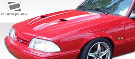 Extreme Dimensions Duraflex Mach 1 Hood Compatible With 1987-1993 Ford Mustang - 1 Piece - 104175