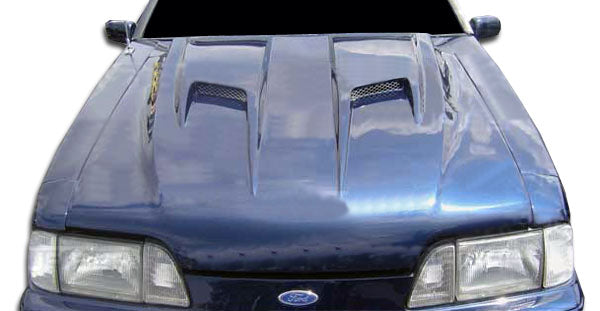 Extreme Dimensions Duraflex Mach 2 Hood Compatible With 1987-1993 Ford Mustang - 1 Piece - 104823