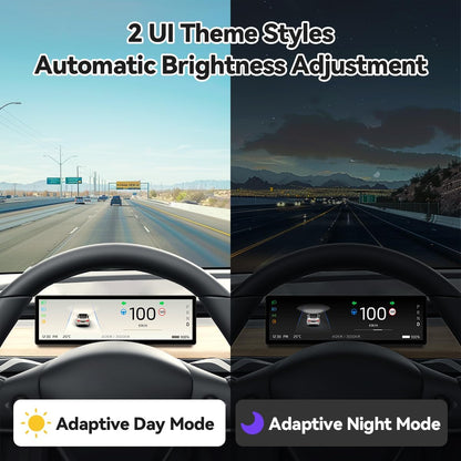 TESERY 8.8 Inch Touch Screen Instrument Cluster Dashboard Display for Model 3 / Y