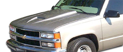Extreme Dimensions Duraflex Ram Air Hood Compatible With 1988-1999 Chevrolet C/K Series Pickup - 1 Piece - 103022