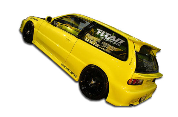Extreme Dimensions Duraflex Type M Side Skirts Compatible With 1988-1991 Honda Civic - 2 Piece - 100784