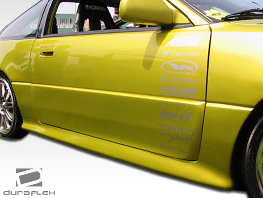 Extreme Dimensions Duraflex Type M Door Caps Compatible With 1988-1991 Honda CRX - 2 Piece - 100814