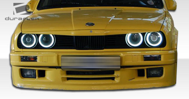 Extreme Dimensions Duraflex M-Tech Front Bumper Cover Compatible With 1988-1991 BMW 3 Series - 2 Piece - 105044