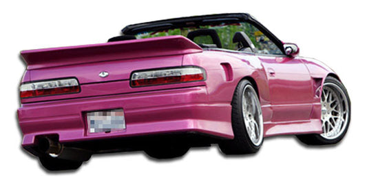 Extreme Dimensions Duraflex V-Speed Rear Bumper Cover Compatible With 1989-1994 Nissan 240SX 2DR - 1 Piece - 100853