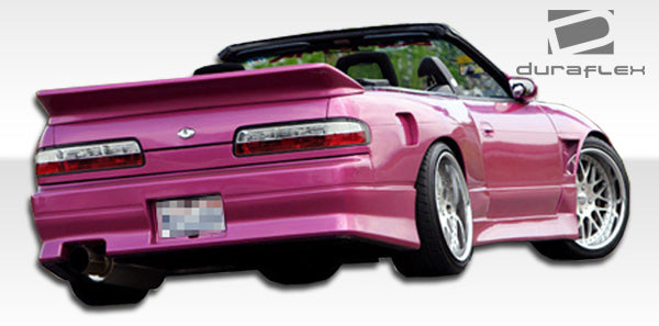 Extreme Dimensions Duraflex V-Speed Side Skirts Compatible With 1989-1994 Nissan 240SX - 2 Piece - 100887