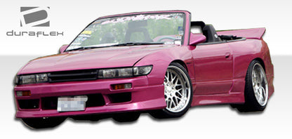 Extreme Dimensions Duraflex V-Speed Side Skirts Compatible With 1989-1994 Nissan 240SX - 2 Piece - 100887