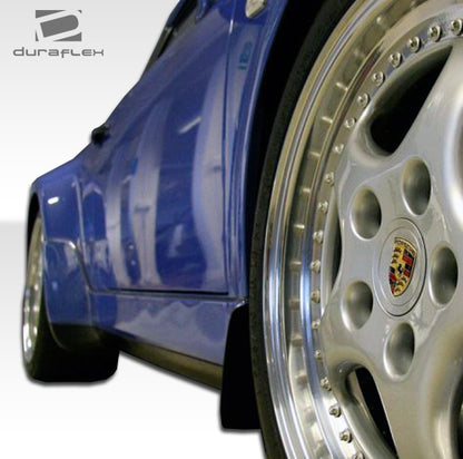 Extreme Dimensions Duraflex Turbo Look Side Skirts Compatible With 1989-1994 Porsche 964 - 2 Piece - 105389