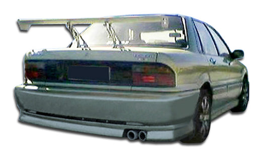 Extreme Dimensions Duraflex Cyber Rear Bumper Cover Compatible With 1989-1993 Mitsubishi Galant - 1 Piece - 100832