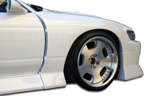 Extreme Dimensions Duraflex B-Sport Wide Body Front Fenders Compatible With 1989-1994 Nissan S13 Silvia - 2 Piece - 104621