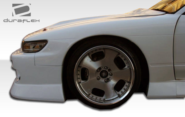 Extreme Dimensions Duraflex B-Sport Wide Body Front Fenders Compatible With 1989-1994 Nissan S13 Silvia - 2 Piece - 104621