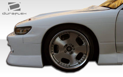 Extreme Dimensions Duraflex B-Sport Wide Body Front Fenders Compatible With 1989-1994 Nissan S13 Silvia - 2 Piece - 104621