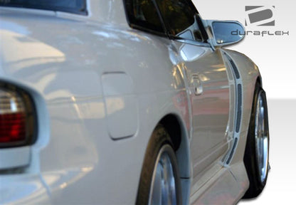 Extreme Dimensions Duraflex B-Sport Wide Body Front Fenders Compatible With 1989-1994 Nissan S13 Silvia - 2 Piece - 104621