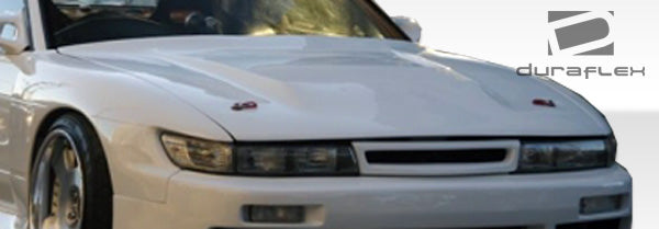 Extreme Dimensions Duraflex D-1 Hood Compatible With 1989-1994 Nissan S13 Silvia - 1 Piece - 104236
