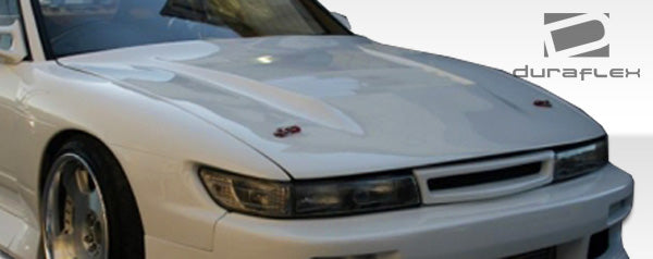 Extreme Dimensions Duraflex D-1 Hood Compatible With 1989-1994 Nissan S13 Silvia - 1 Piece - 104236
