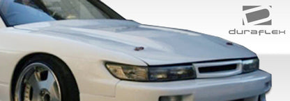 Extreme Dimensions Duraflex D-1 Hood Compatible With 1989-1994 Nissan S13 Silvia - 1 Piece - 104236