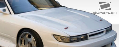 Extreme Dimensions Duraflex D-1 Hood Compatible With 1989-1994 Nissan S13 Silvia - 1 Piece - 104236