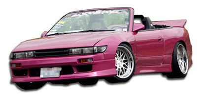 Extreme Dimensions Duraflex V-Speed Front Bumper Cover Compatible With 1989-1994 Nissan S13 Silvia - 1 Piece - 102204