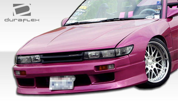 Extreme Dimensions Duraflex V-Speed Front Bumper Cover Compatible With 1989-1994 Nissan S13 Silvia - 1 Piece - 102204