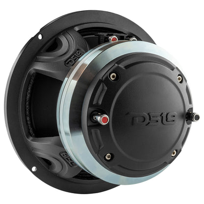 8" Neodymium Coaxial Hybrid Mid-Bass Water resistant Carbon Fiber Cone Loudspeaker with Built-in Driver  400 Watts Rms 4-Ohm
