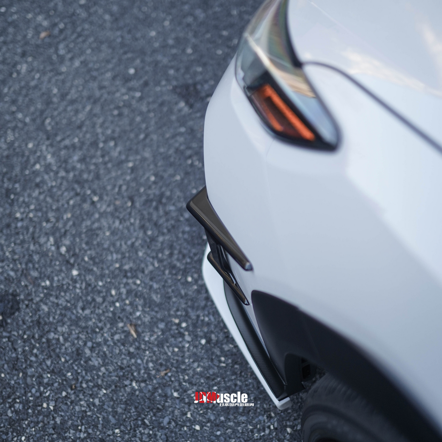 JDMuscle [22-25 WRX] Canards V2 - Paint Matched / Gloss Black / ABS