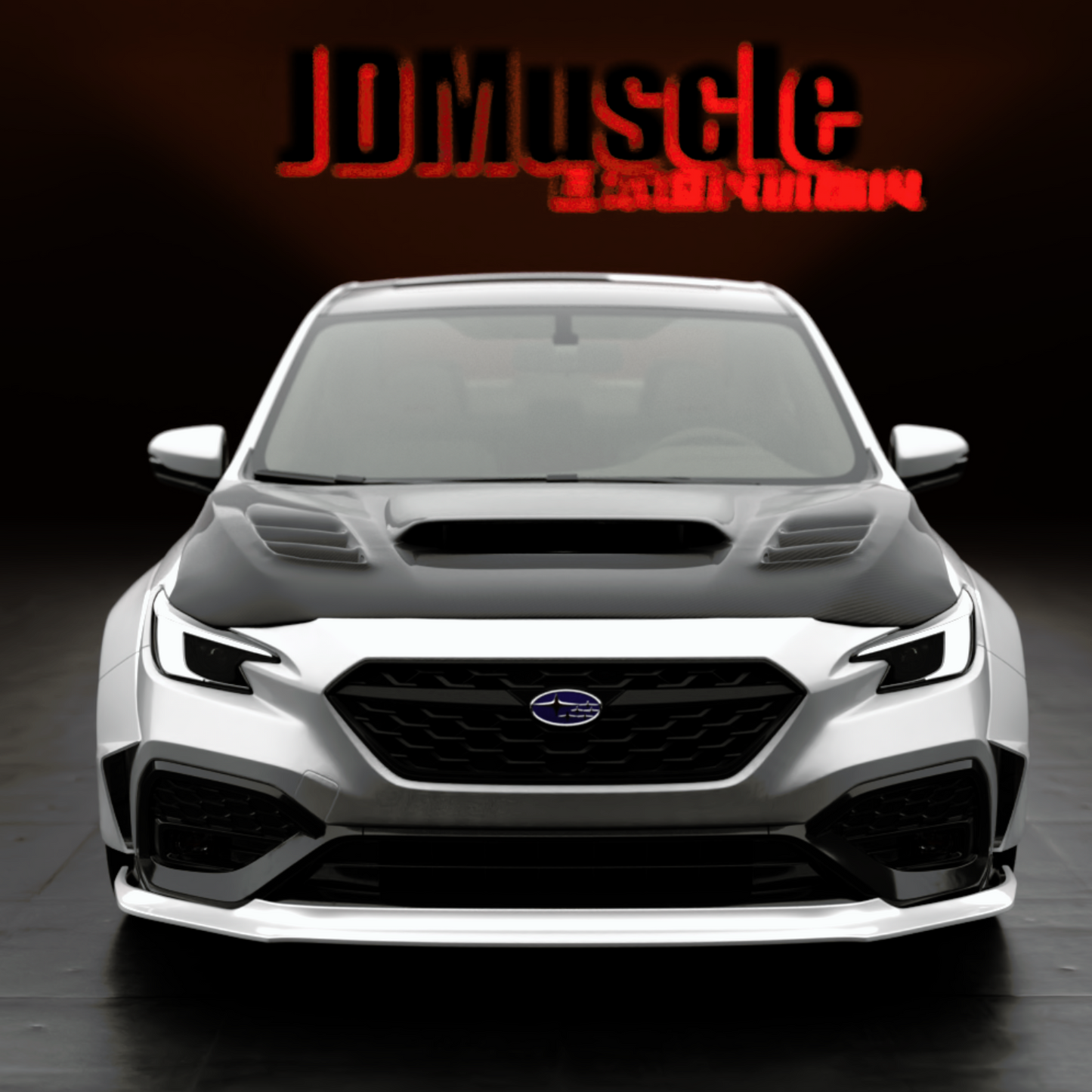 JDMuscle [22-25 WRX] Kogeki Style Front Lip