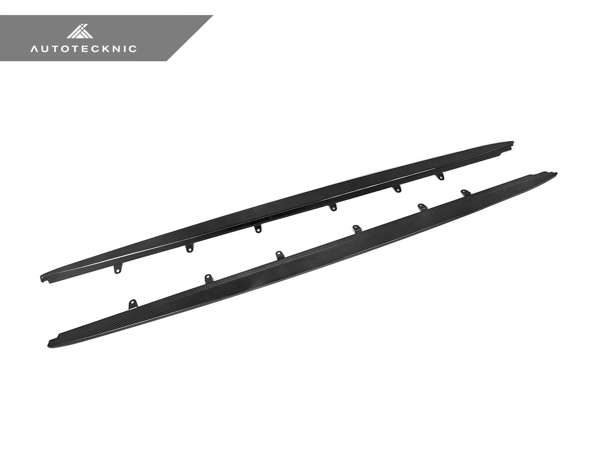 AutoTecknic Dry Carbon Fiber Side Skirt Extension Set - F90 M5 | G30 5-Series