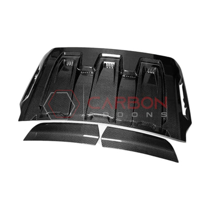Real Carbon Fiber Hood Vent Cover for 2023+ Ford F-150 Raptor R (V8)