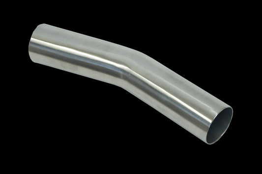 XFORCE Mandrel Bend 304SS Polished 3" 15 Degree 1.5D 6" Leg MS300-15