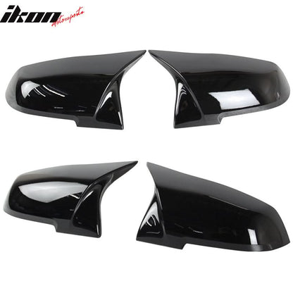 Fits BMW E84 F20 F22 F32 F33 Pair M4 Glossy Black Mirror Covers