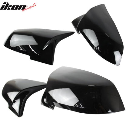 Fits BMW E84 F20 F22 F32 F33 Pair M4 Glossy Black Mirror Covers