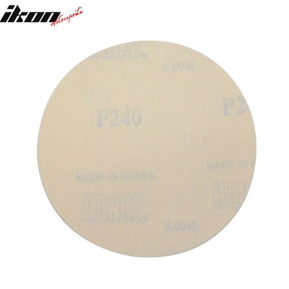 10PCS Disc 240 Grit 5 PSA Auto Sanding Paper Sheets Sandpaper Velcro