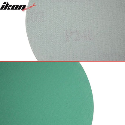 10PCS Disc 240 Grit 5 PSA Green Auto Sanding Paper Sheets Sand Velcro